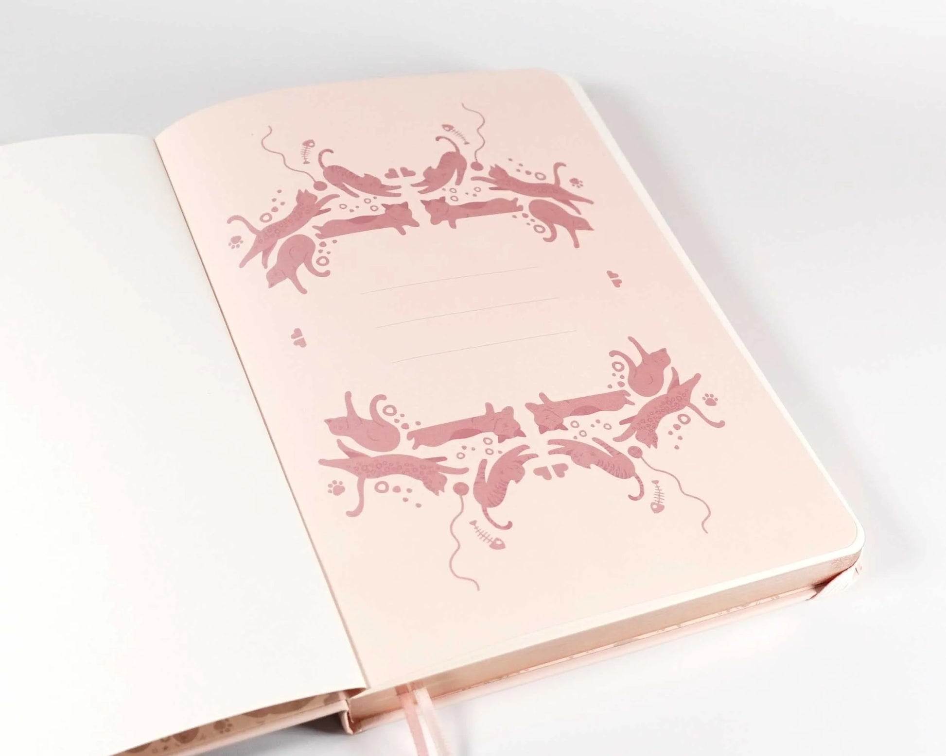 Notebook Yoga Cats Journal
