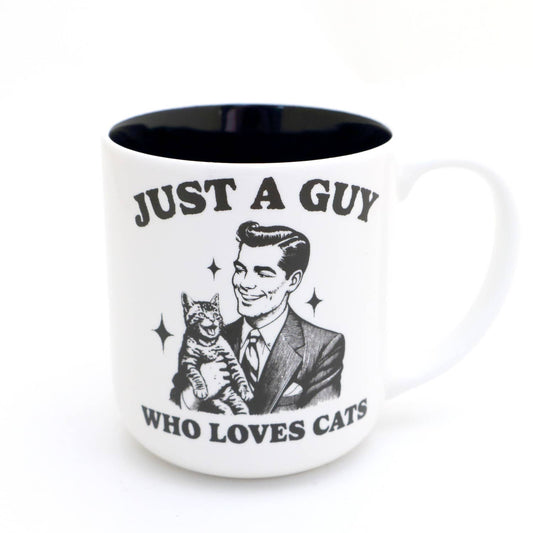 Just a Guy Who Loves Cats mug
