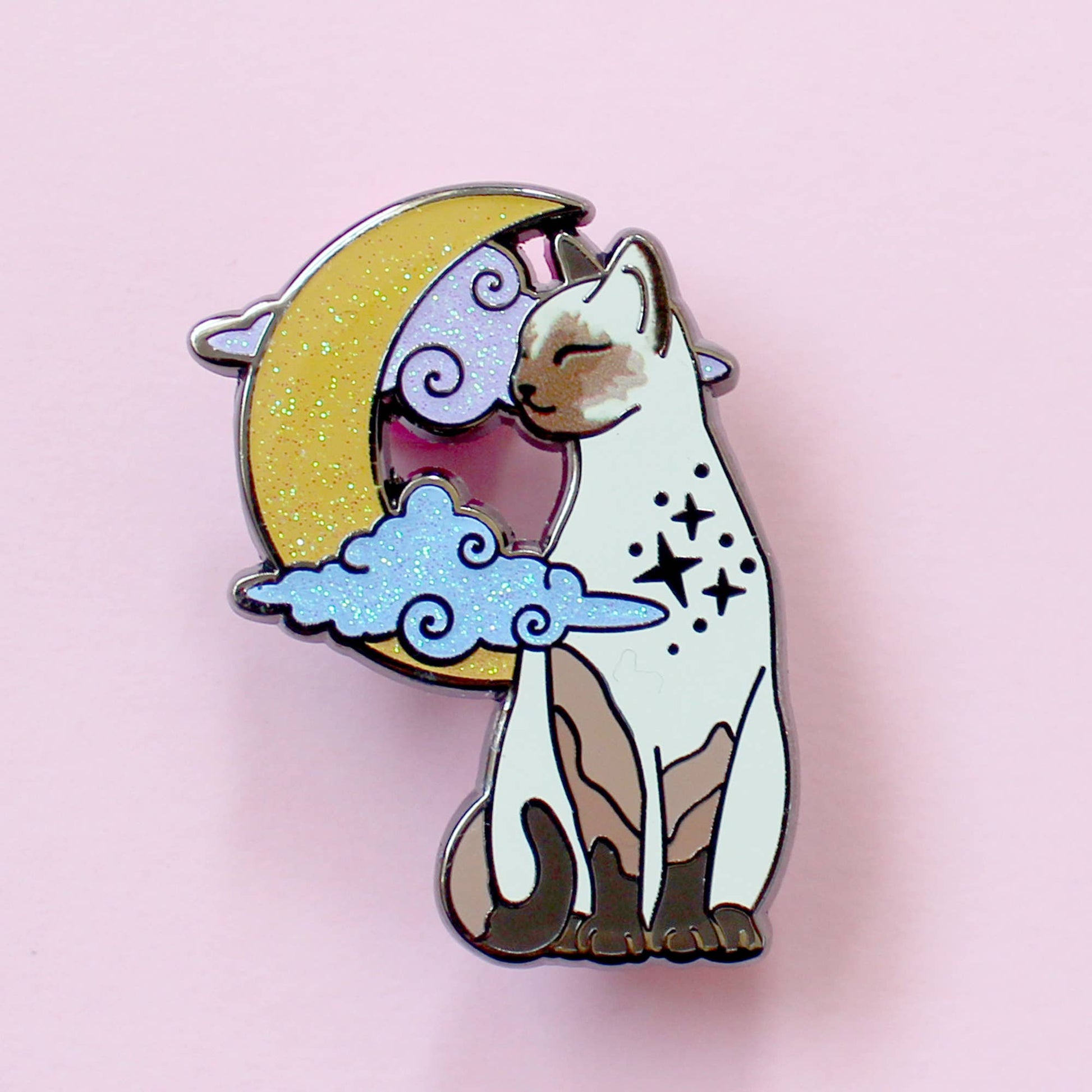 Pointed Cat Enamel Pin