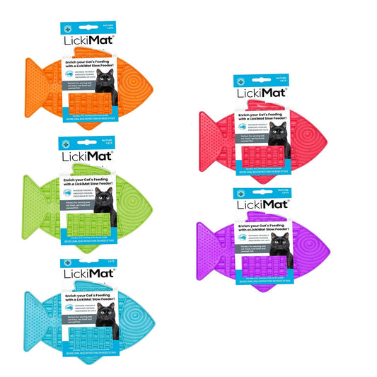 LickiMat Slow Feeder - Fish Shaped