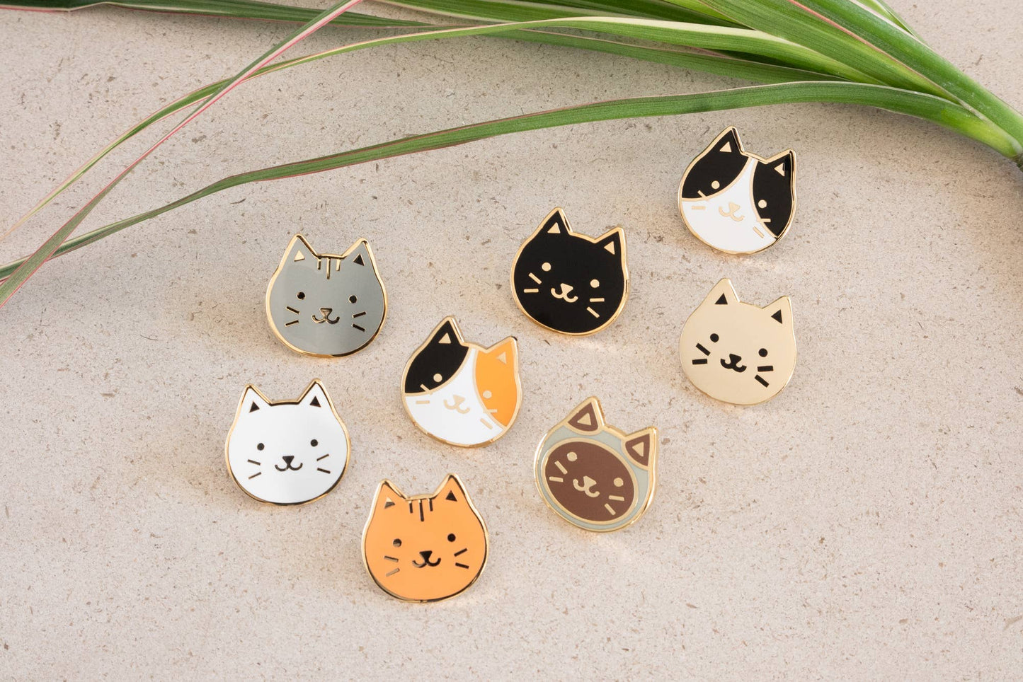 Kitty Face Enamel Pin