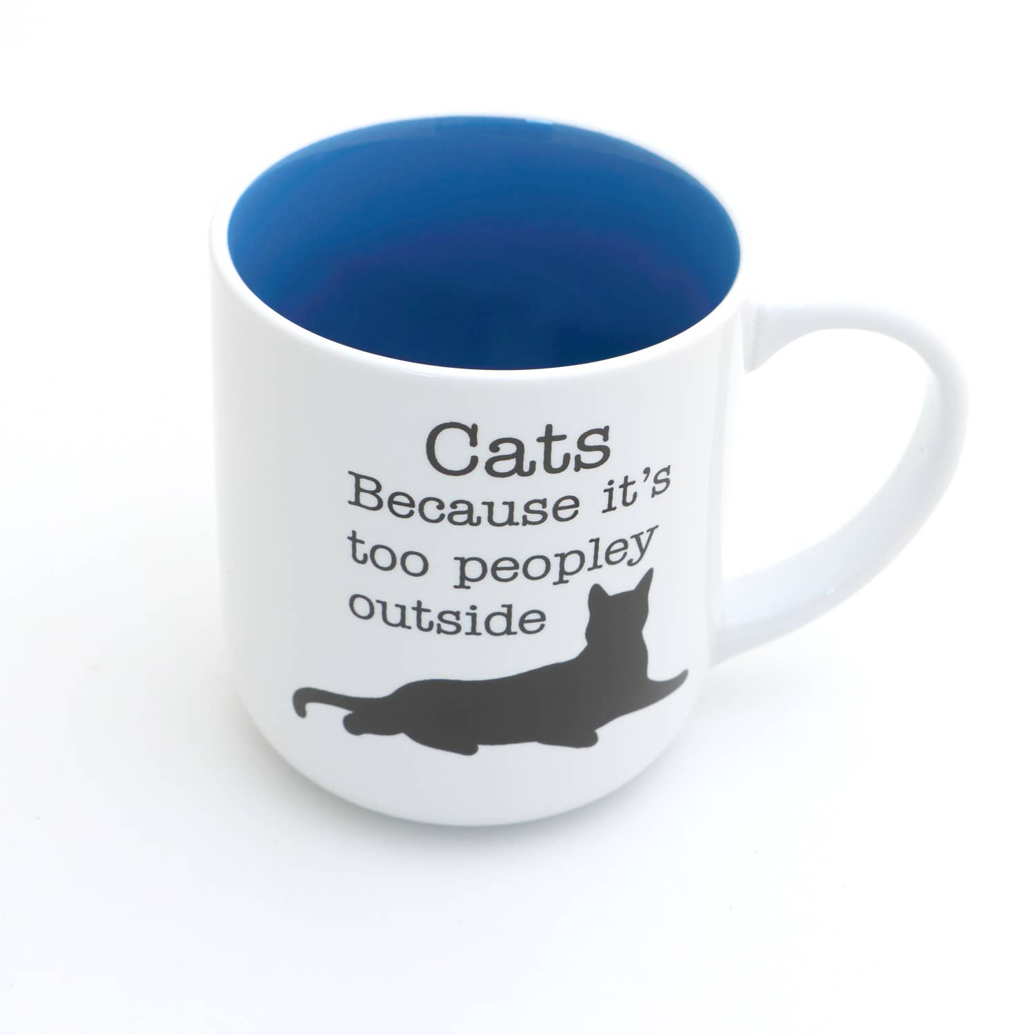 Mug - Too Peopley outside