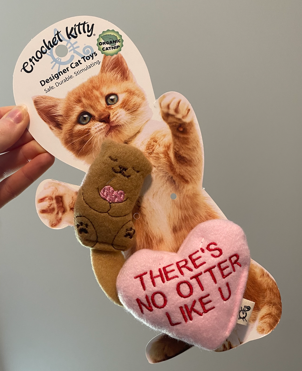 Catnip Otter with Convo Heart
