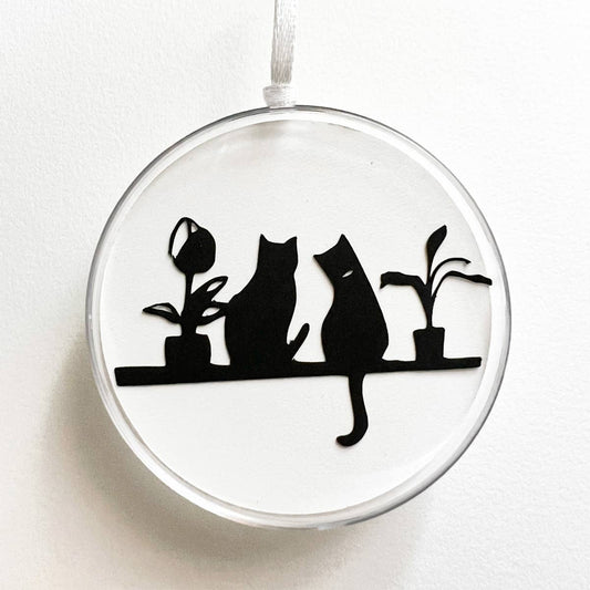 Cats and Plants Ornament