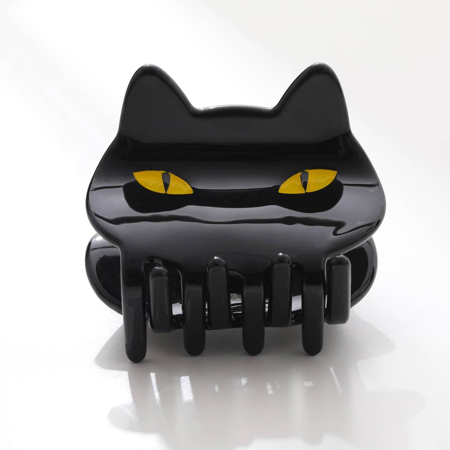 Black Cat Face Claw Clip