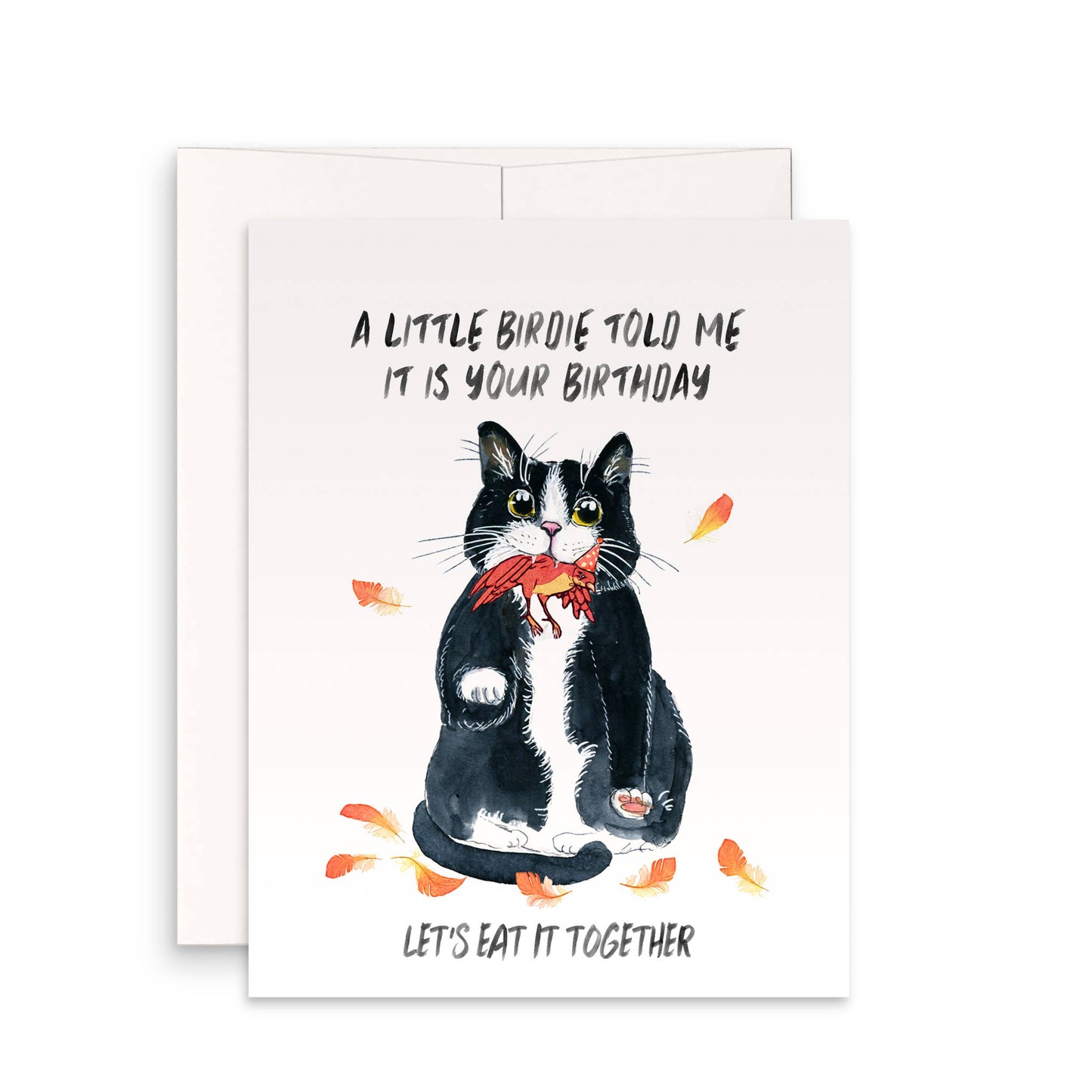 Birdie Birthday Cat