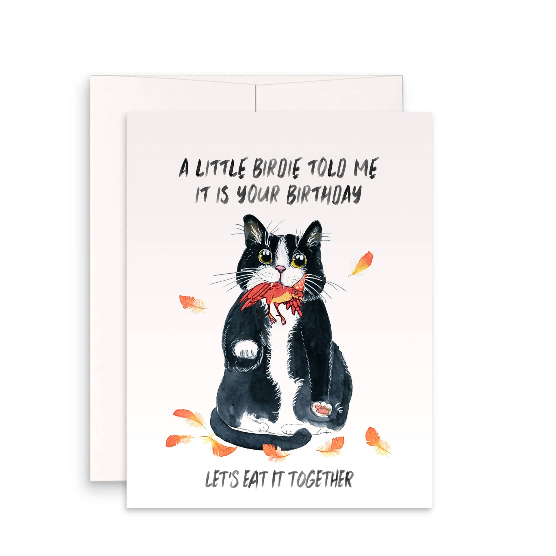 Birdie Birthday Cat