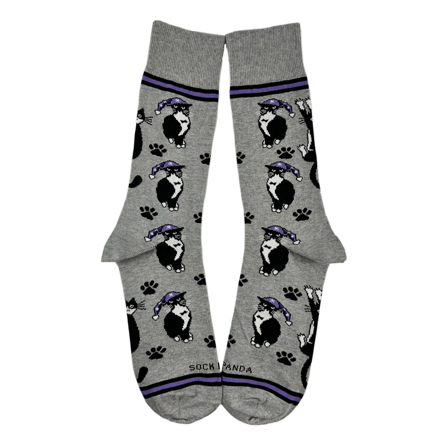 Cat Wearing a Hat Socks